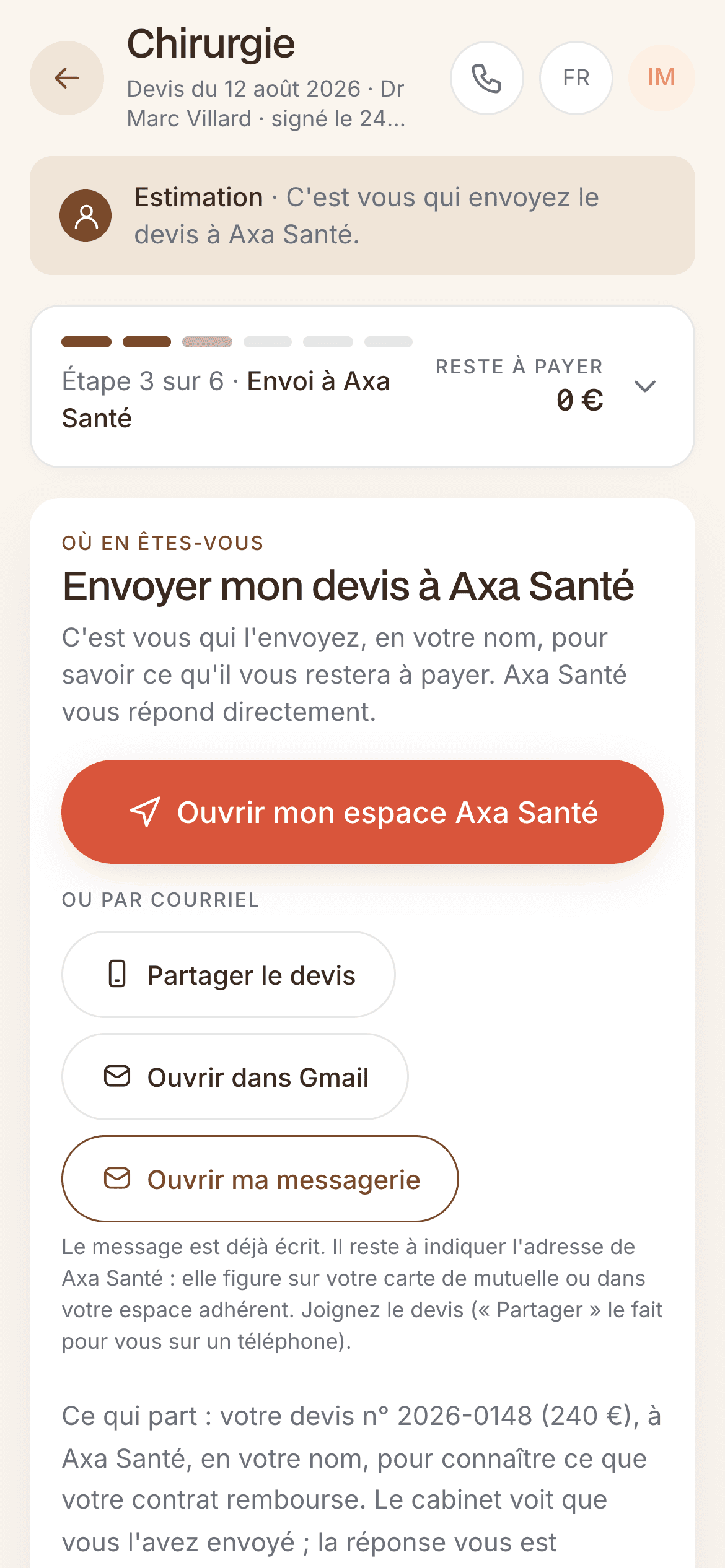 Transmettre au patient